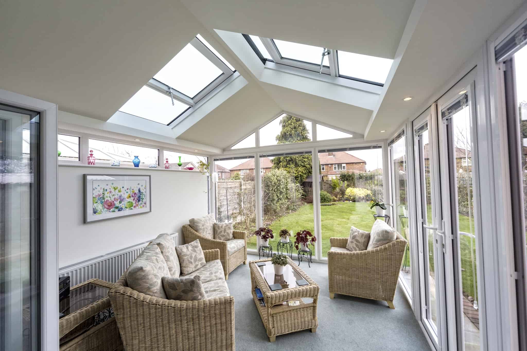 Sunburst conservatory roof